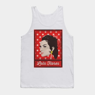 Lola Flores Poster Tank Top